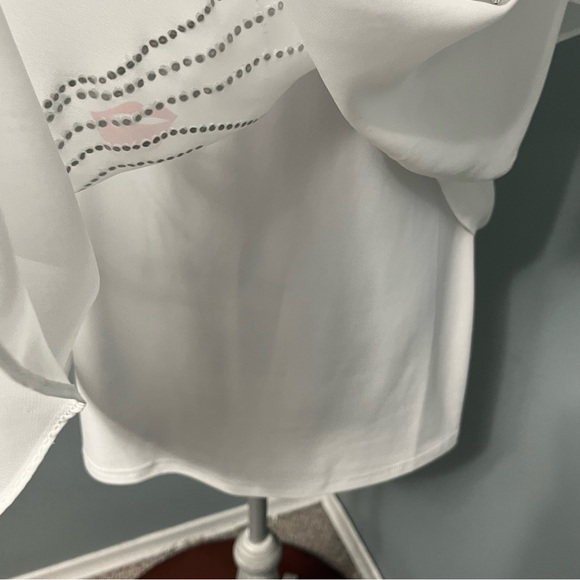 JOSEPH RIBKOFF Gem detailed flowy blouse shirt women’s size 14 - Picture 6 of 16